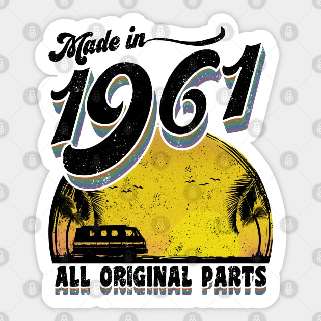 Made in 1961 All Original Parts Sticker by KsuAnn